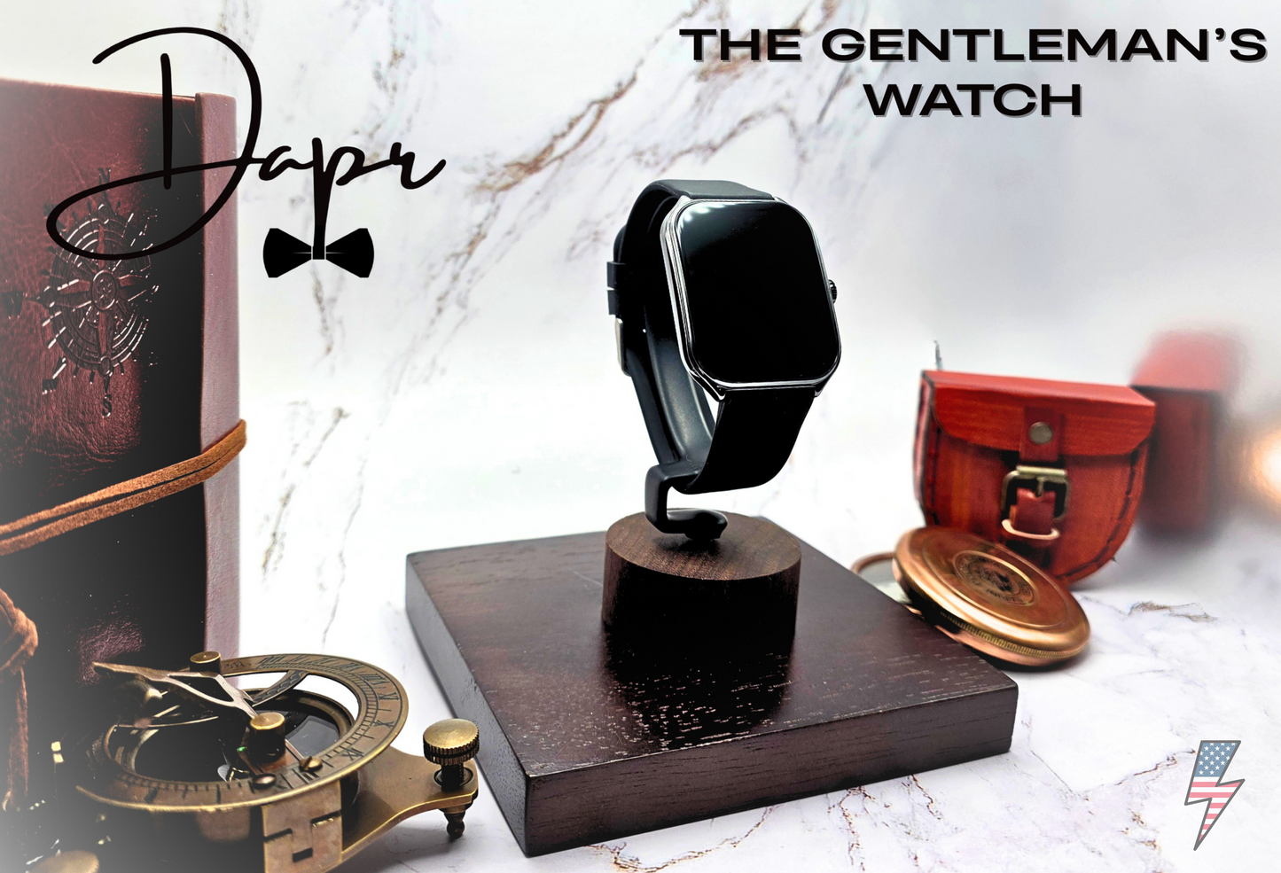 Dapr Watches- Ultra thin smartwatch 7.5mm, Bluetooth, Heart rate and Oxygen sensors, Text and Phone calls